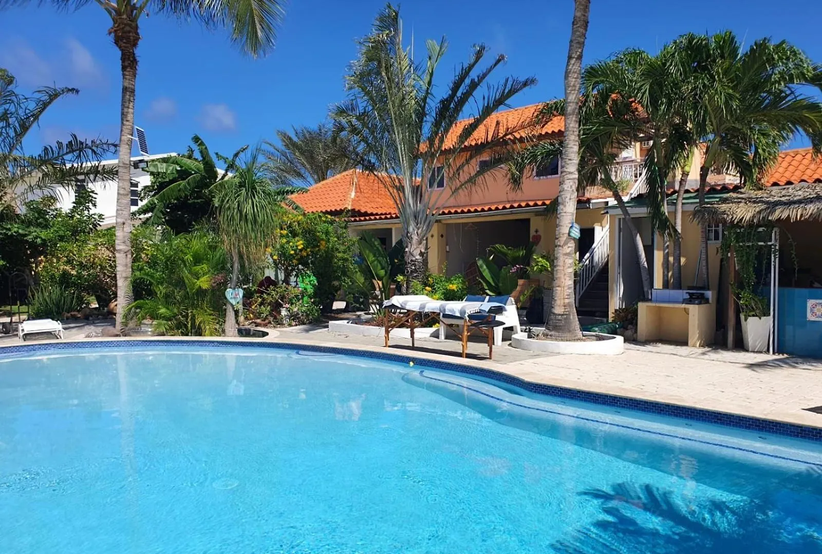 Apartment Casalina Garden 2 Blocks To Palm Beach & Kitesurfing School