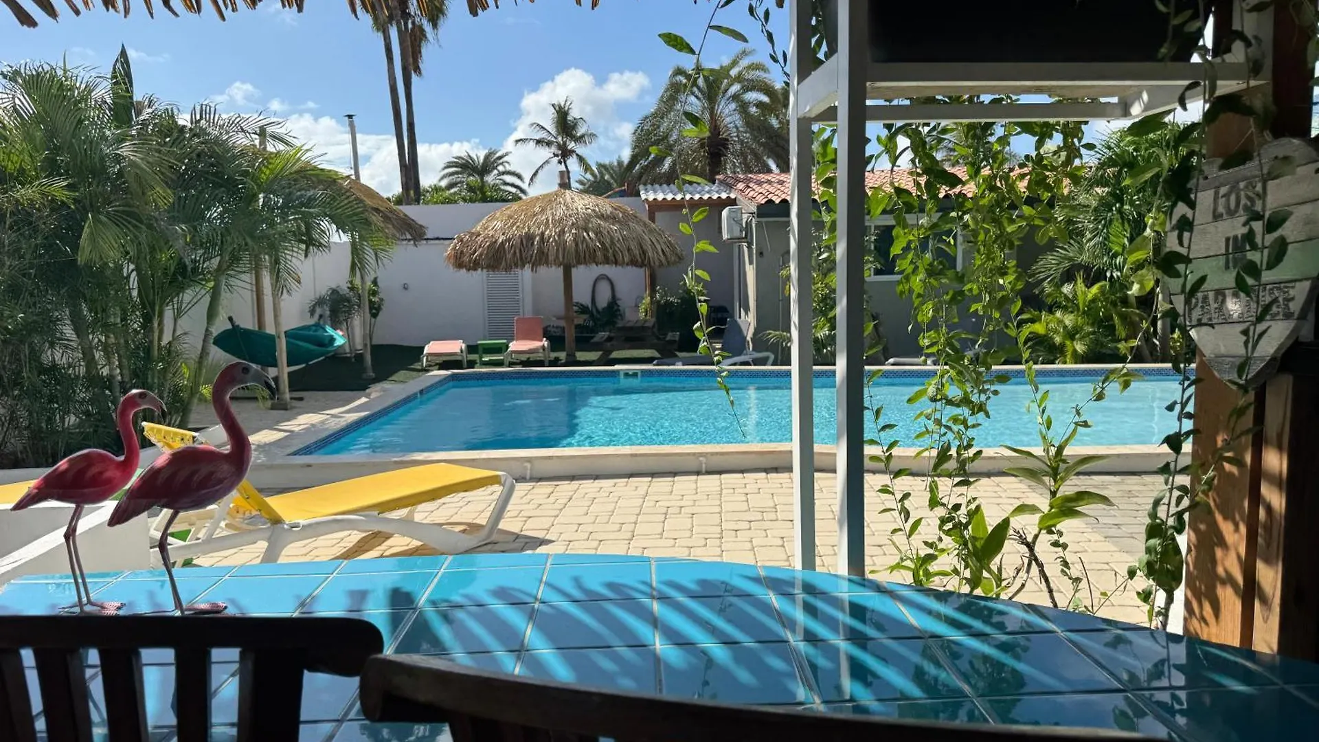 Apartment Casalina Garden 2 Blocks To Palm Beach & Kitesurfing School Aruba